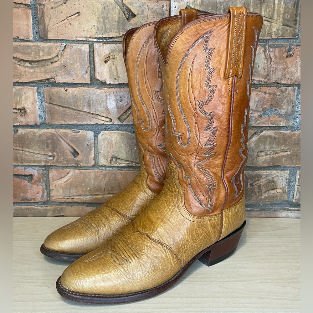 Lucchese 1883 Cowboy Boots Western Goat N1520R4 Boots 8D